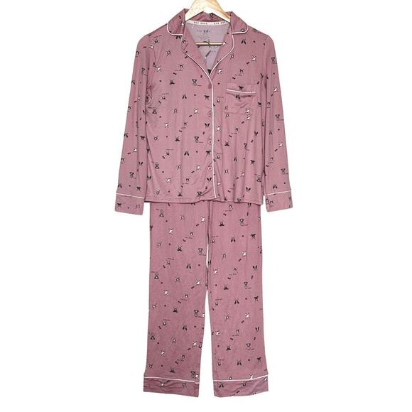 Rae Dunn Other - Rae Dunn PJ’s with Pocket Lila’s Dogs and Paws Size Small New With Tags